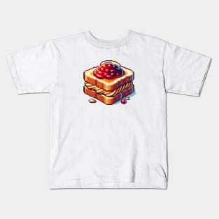 Peanut Butter And Jelly Sandwich Breakfast Yummy Sweet Kawaii Toast Kids T-Shirt